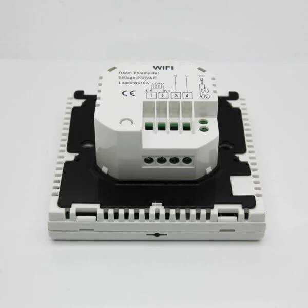 3 1 Терморегулятор програмований EcoTerm SN Wi-Fi Білий